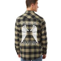 My Sister Is My Guardian Angel Flannel Shirt | Artistshot