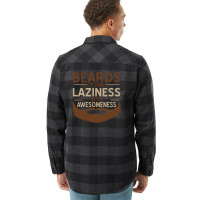 Beards Laziness Flannel Shirt | Artistshot