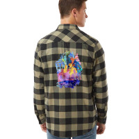 Super Fandom Collage Flannel Shirt | Artistshot