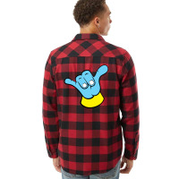 Hang Loose Big Blue Flannel Shirt | Artistshot