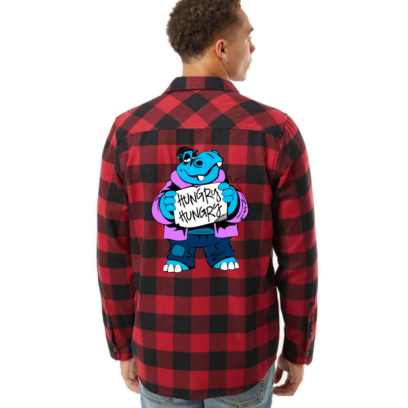 Hungry Hippo Flannel Shirt | Artistshot