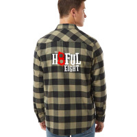 Hate The Eight Flannel Shirt | Artistshot