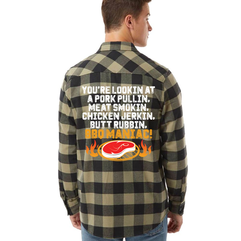 Bbq Maniac Flannel Shirt | Artistshot