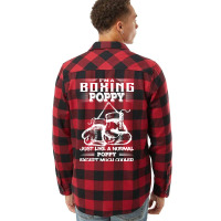 I'm A Boxing Poppy... Flannel Shirt | Artistshot