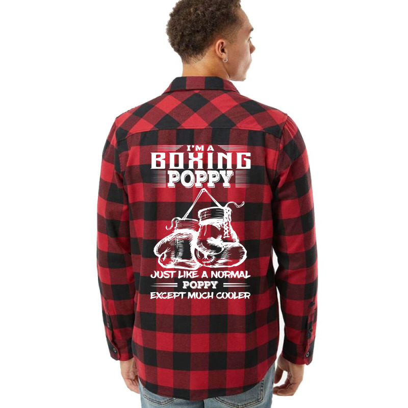 I'm A Boxing Poppy... Flannel Shirt | Artistshot