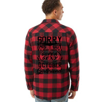 This Guy Is Taken By A Super Sexy October Girlfriend Flannel Shirt | Artistshot