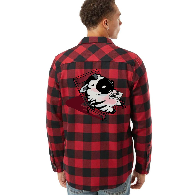 What’s Black And White And Red All Over Flannel Shirt by irvandwi2 | Artistshot