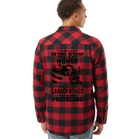 Being A Veteran Is An Honor But A Grandfather Is Priceless Flannel Shirt | Artistshot