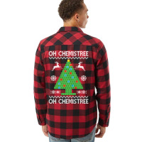 Chemist Element Oh Chemistree Christmas Sweater Flannel Shirt | Artistshot