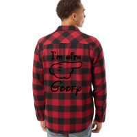 I'm With Goofy Flannel Shirt | Artistshot