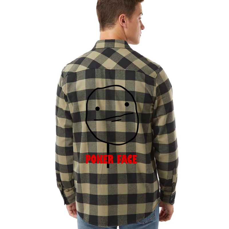 Poker Face Flannel Shirt | Artistshot