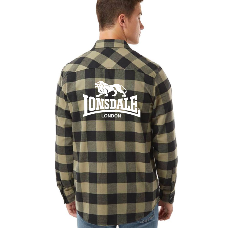 Lonsdale Classic Logo Lion Flannel Shirt by nbobatiga | Artistshot