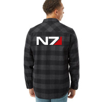 Mass Effect N7 Logo Flannel Shirt | Artistshot