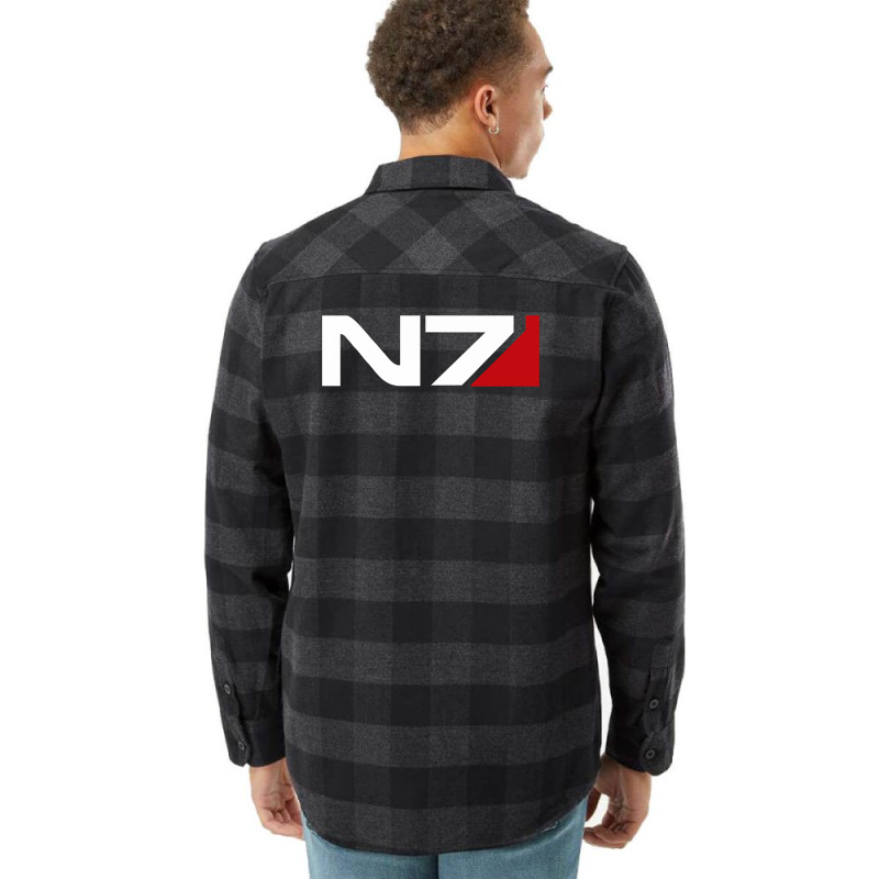 Mass Effect N7 Logo Flannel Shirt | Artistshot