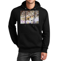 Cherry Blossom T  Shirt White And Brown Unisex Hoodie | Artistshot