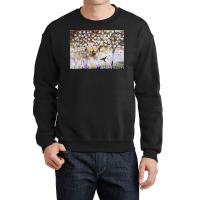 Cherry Blossom T  Shirt White And Brown Crewneck Sweatshirt | Artistshot