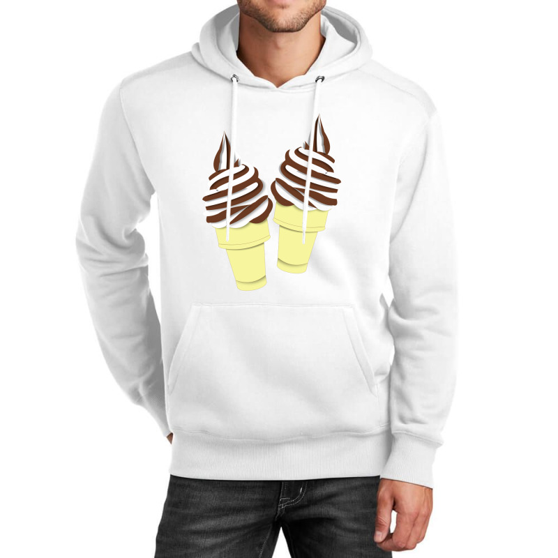 Ice Cream Cone Couple Unisex Hoodie by ririnai | Artistshot