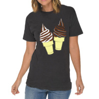 Ice Cream Cone Couple Vintage T-shirt | Artistshot