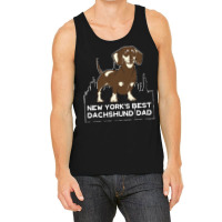 Dachshund T  Shirt New York's Best Dachshund Dad T  Shirt Tank Top | Artistshot