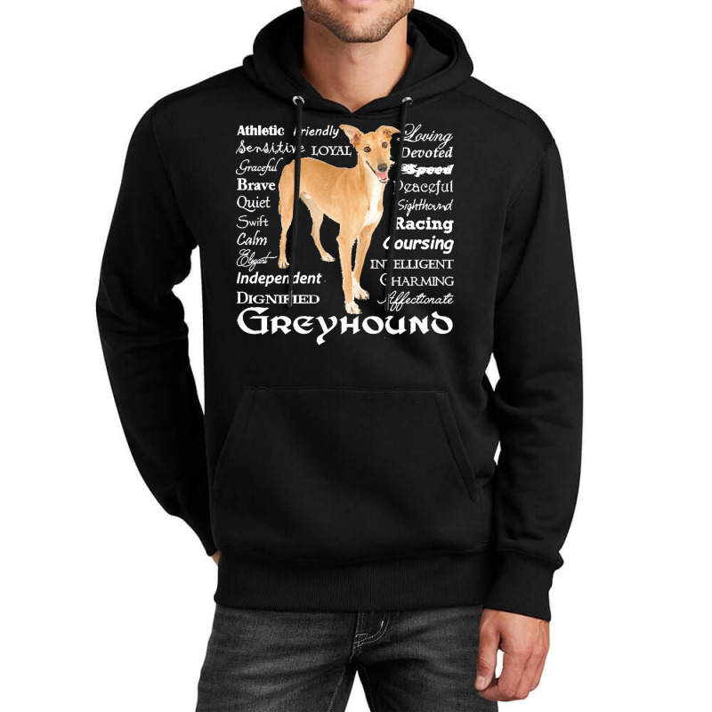 Greyhound T  Shirt Greyhound Traits T  Shirt Unisex Hoodie by hiram84349 | Artistshot