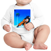 Goten And Trunks Fusion Couple 01 Long Sleeve Baby Bodysuit | Artistshot