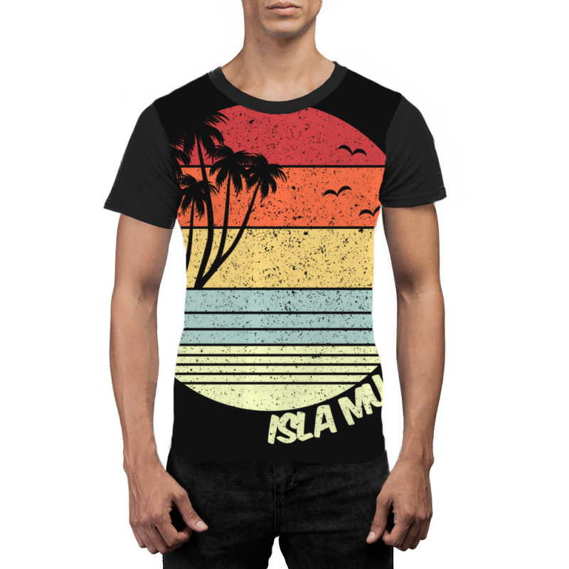 Isla Mujeres Mexico Beach Vacation Souvenir Graphic T-shirt by behindcedar22 | Artistshot