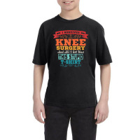 Knee Surgery Acl Replacement Recovery Retro Gift Youth Tee | Artistshot