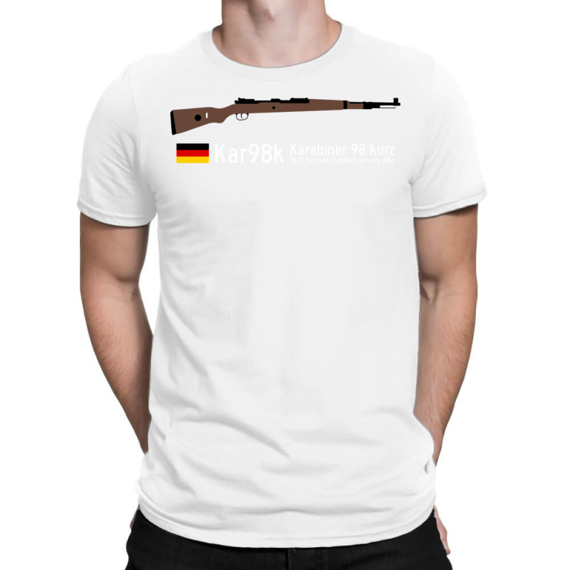 Kar98k Karabiner 98 Kurz 1935 German Standard Service Rifle Historical T-Shirt by apolitery | Artistshot