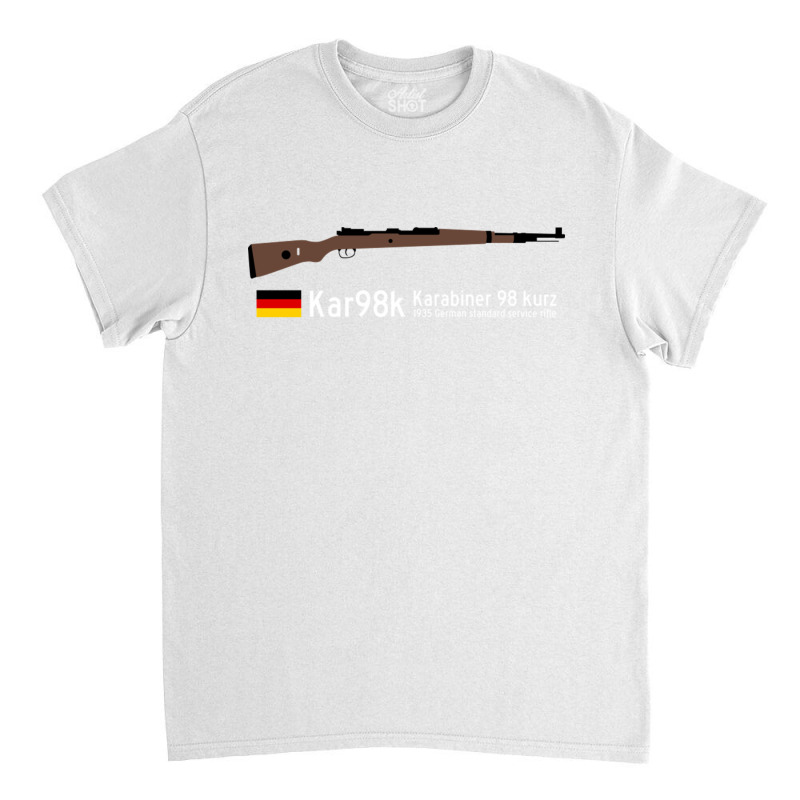 Kar98k Karabiner 98 Kurz 1935 German Standard Service Rifle Historical Classic T-shirt by apolitery | Artistshot