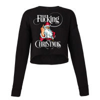 Funny Christmas Men Women Merry Fucking Christmas Sweatshirt Cropped Sweater | Artistshot