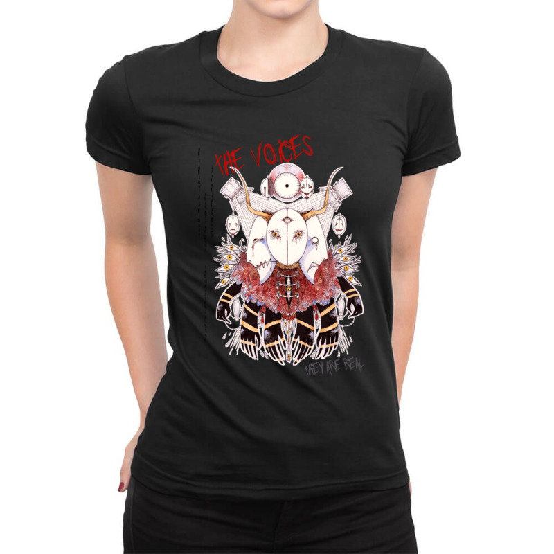 Paranoia Ladies Fitted T-Shirt by LanaErica | Artistshot