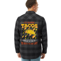 It's Raining Tacos Funny Taco Kids Girls Boys Gift Flannel Shirt | Artistshot