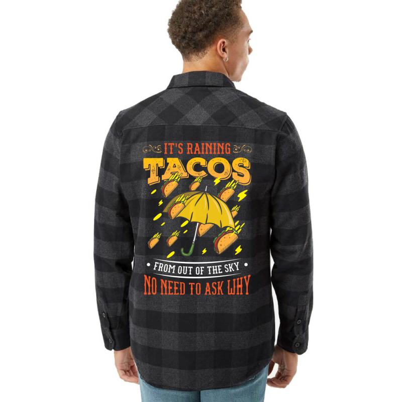 It's Raining Tacos Funny Taco Kids Girls Boys Gift Flannel Shirt | Artistshot