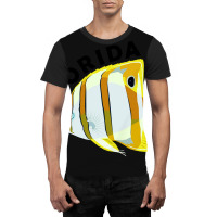 Florida Butterfly Fish, Tropical Coral Marine Animal Graphic T-shirt | Artistshot