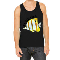 Florida Butterfly Fish, Tropical Coral Marine Animal Tank Top | Artistshot