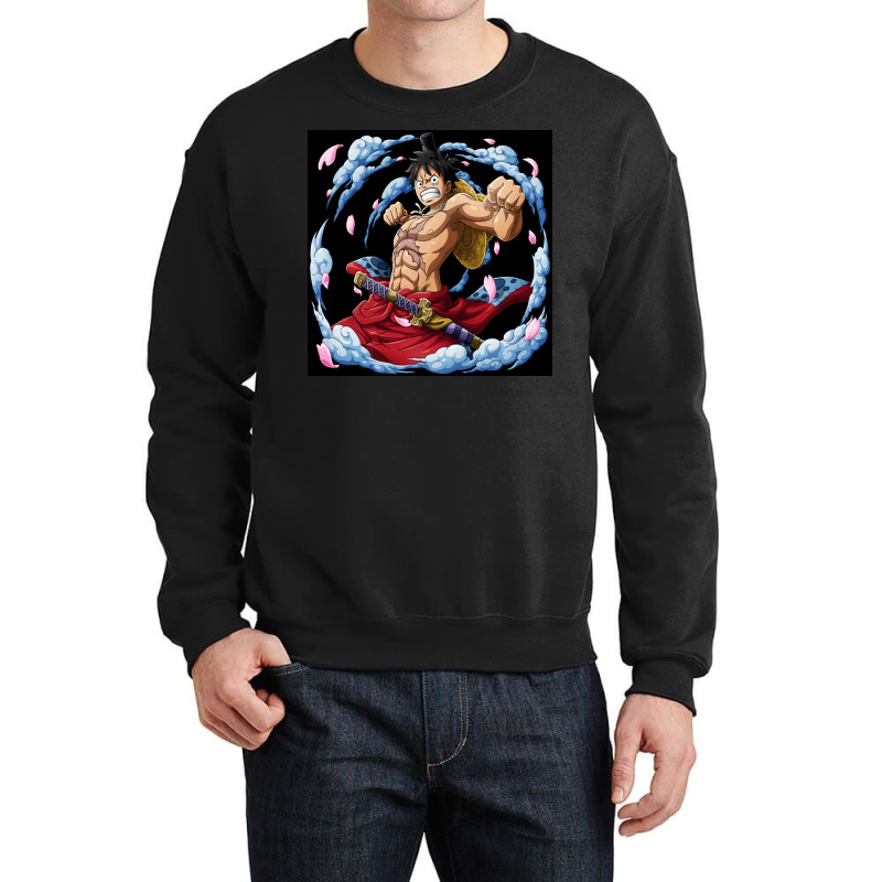 Anime Luffy Crewneck Sweatshirt | Artistshot