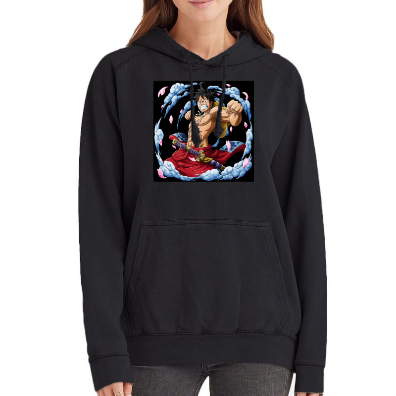 Anime Luffy Vintage Hoodie | Artistshot