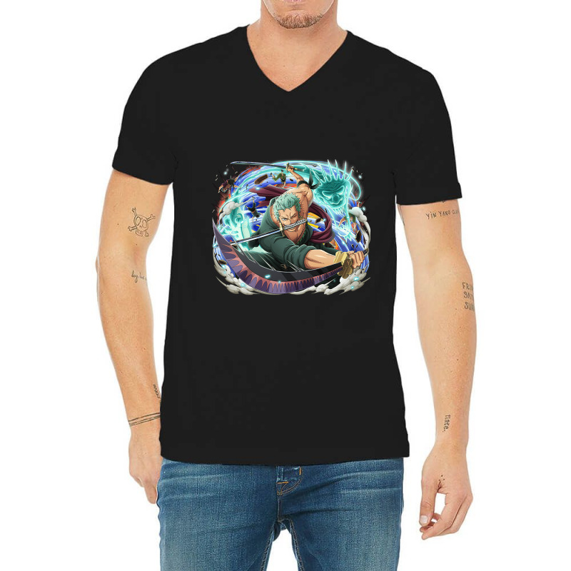 Roronoa Zoro 3 Saber V-neck Tee | Artistshot