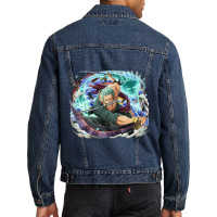 Roronoa Zoro 3 Saber Men Denim Jacket | Artistshot