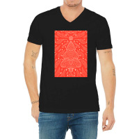 Ethnic Christmas Tree V-neck Tee | Artistshot