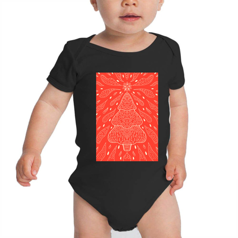 Ethnic Christmas Tree Baby Bodysuit by SuzanneElaineSehorn | Artistshot