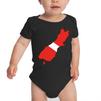 South Island Diver Down Flag Baby Bodysuit | Artistshot