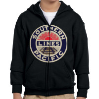 Southern Pacific Lines 2 Youth Zipper Hoodie | Artistshot