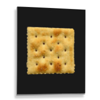 White Saltine Soda Cracker Metal Print Vertical | Artistshot