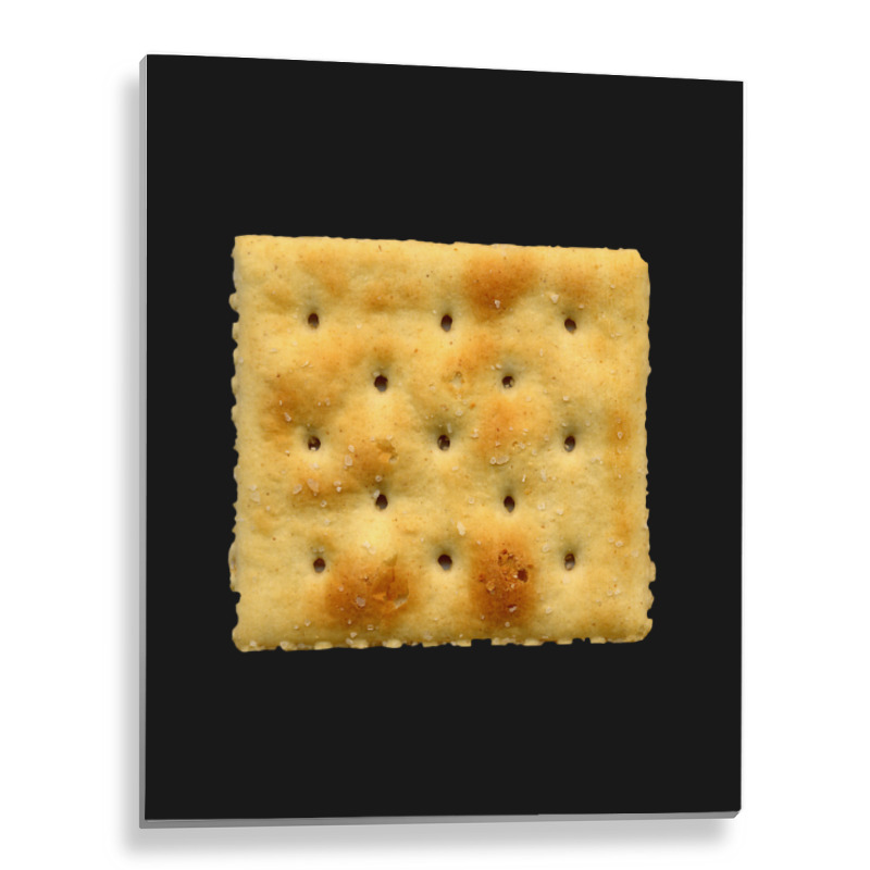 White Saltine Soda Cracker Metal Print Vertical | Artistshot