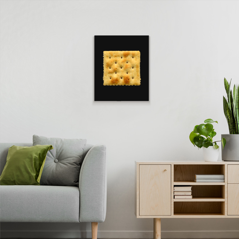 White Saltine Soda Cracker Metal Print Vertical | Artistshot