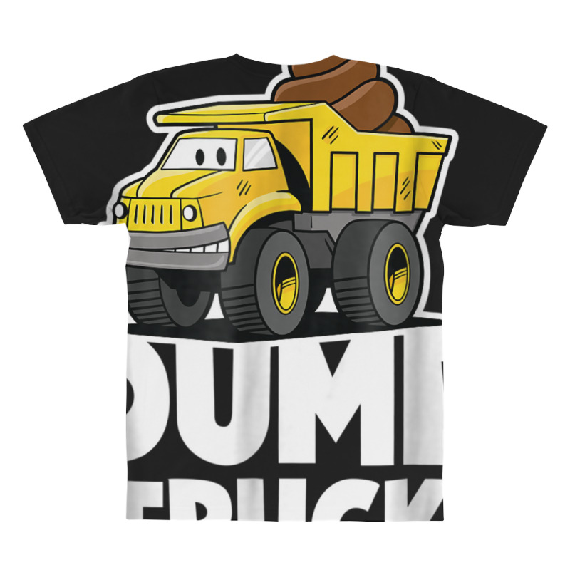 Funny Dump Truck Poop  For Boys Girls And Kids All Over Men's T-shirt | Artistshot