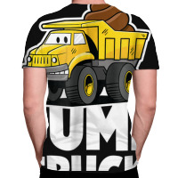 Funny Dump Truck Poop  For Boys Girls And Kids All Over Men's T-shirt | Artistshot