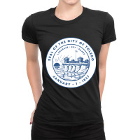 Seal Of Toledo, Ohio (usa) Ladies Fitted T-shirt | Artistshot