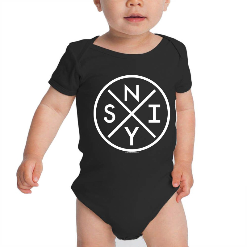 Staten Island Crossed Circle - 2.0 Baby Bodysuit by declangreenwood | Artistshot